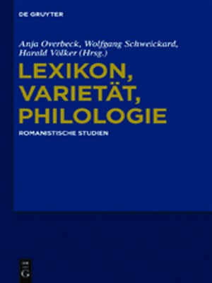 cover image of Lexikon, Varietät, Philologie